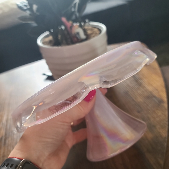 Irridescent pink decor stand - Picture 4 of 7